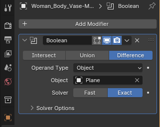 Boolean settings