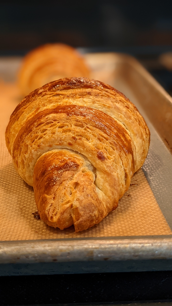 Finished croissant