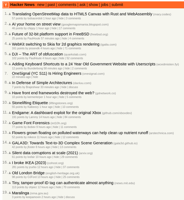 Here's the post at the top of HN