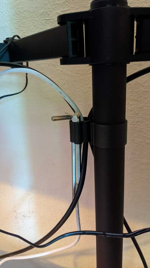 Allen wrench holder and cable management