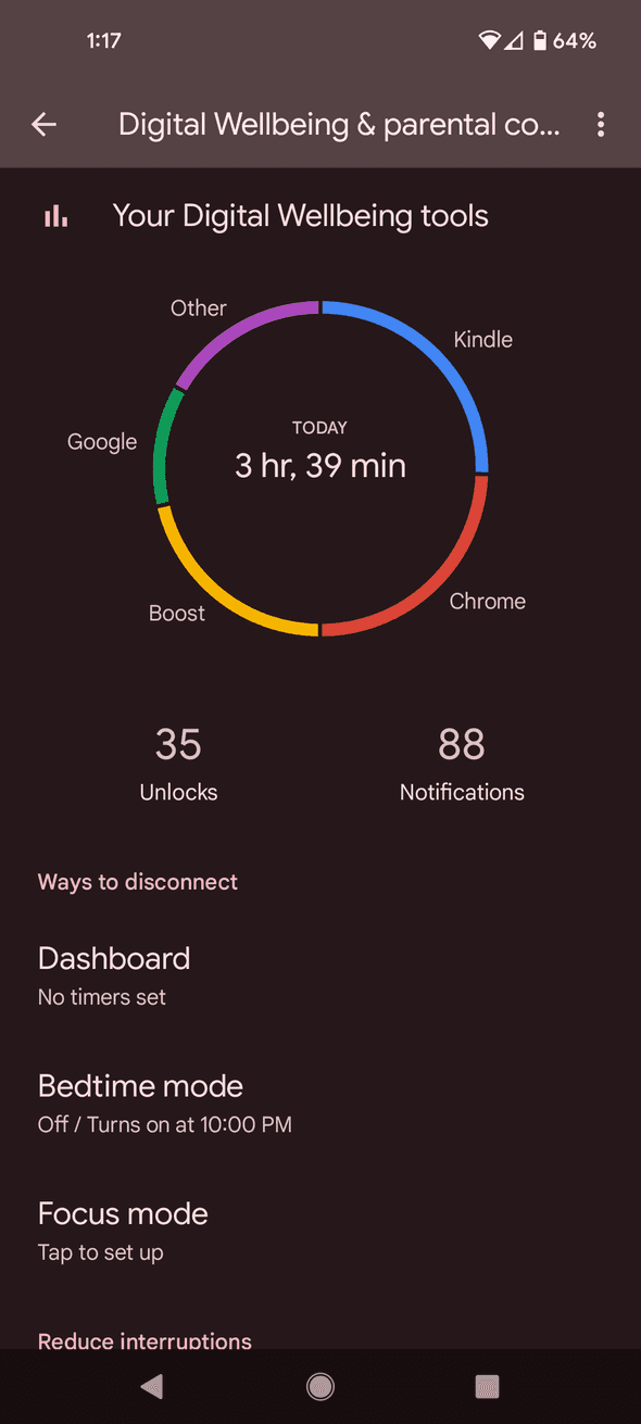 Digital Wellbeing, I spent a good amount of my pre-work time scrolling