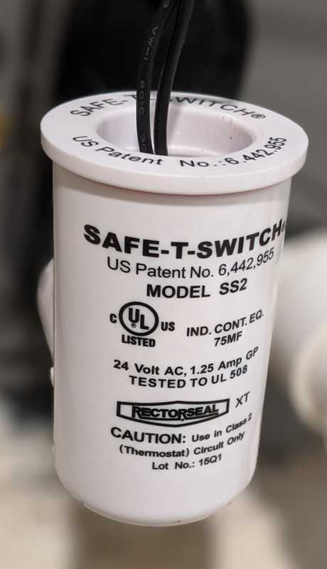 Photo of air conditioning float switch